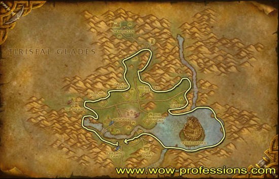 Western Plaguelands map