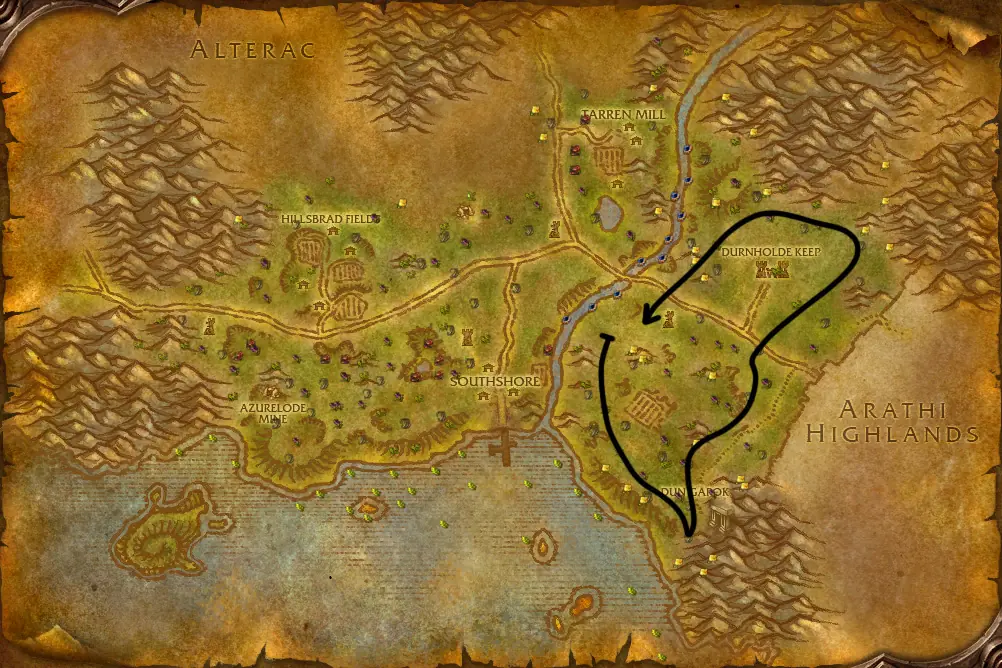 Herbalism route in Hillsbrad Foothills
