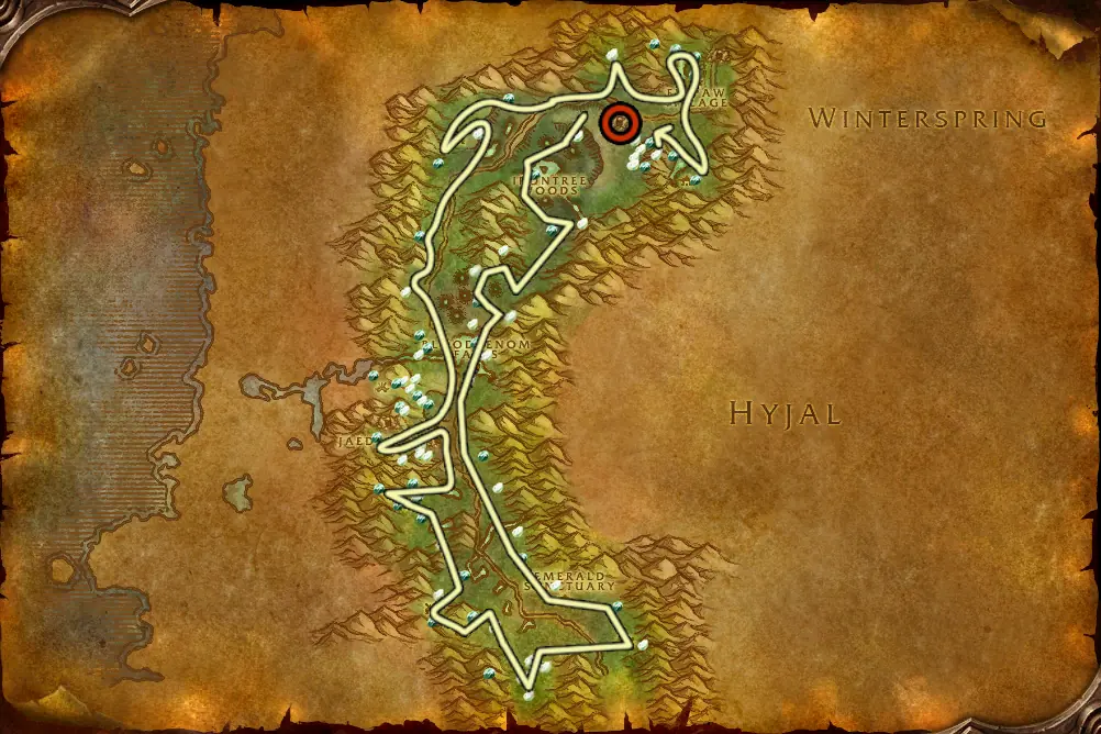Mining route in Felwood