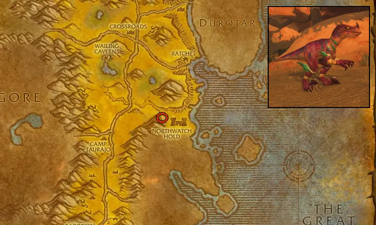 The Sunscale Scytheclaws west of Northwatch Hold in the Barrens