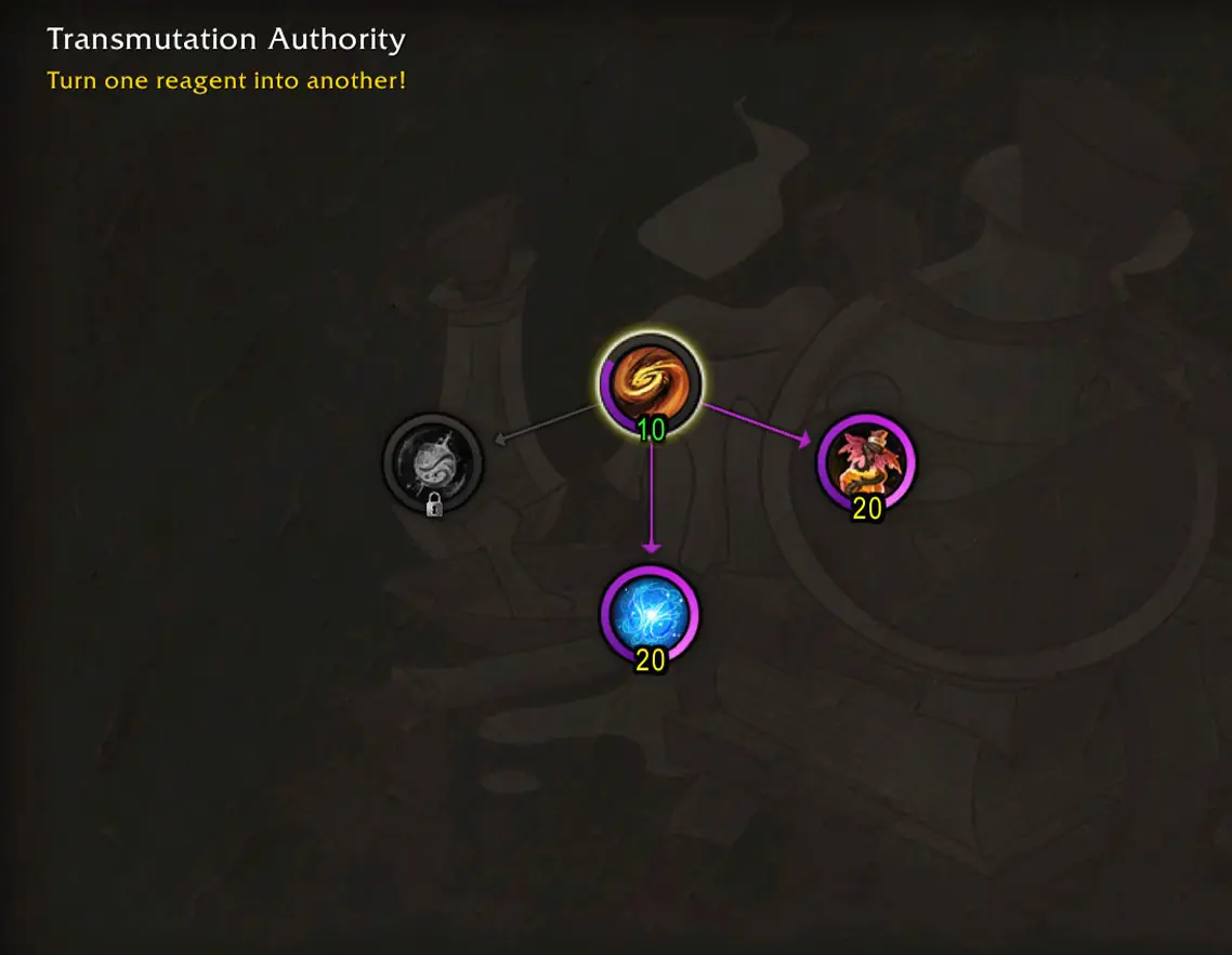 Transmute CD Reduction specialization tree