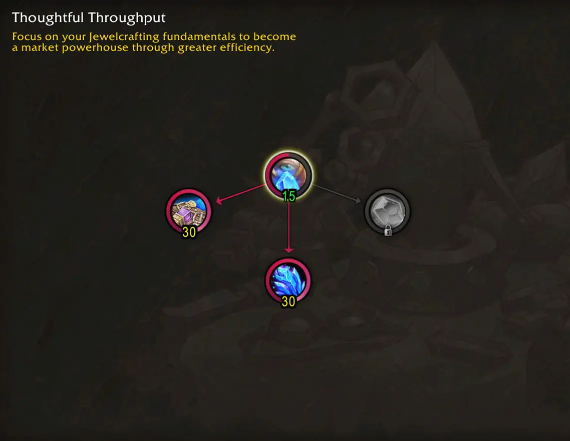 Jewelcrafting Skilled Savings Resourcefulness tree for gems