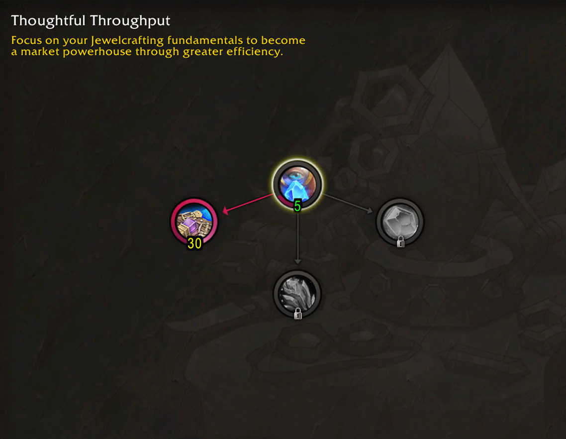 Jewelcrafting Resourcefulness tree