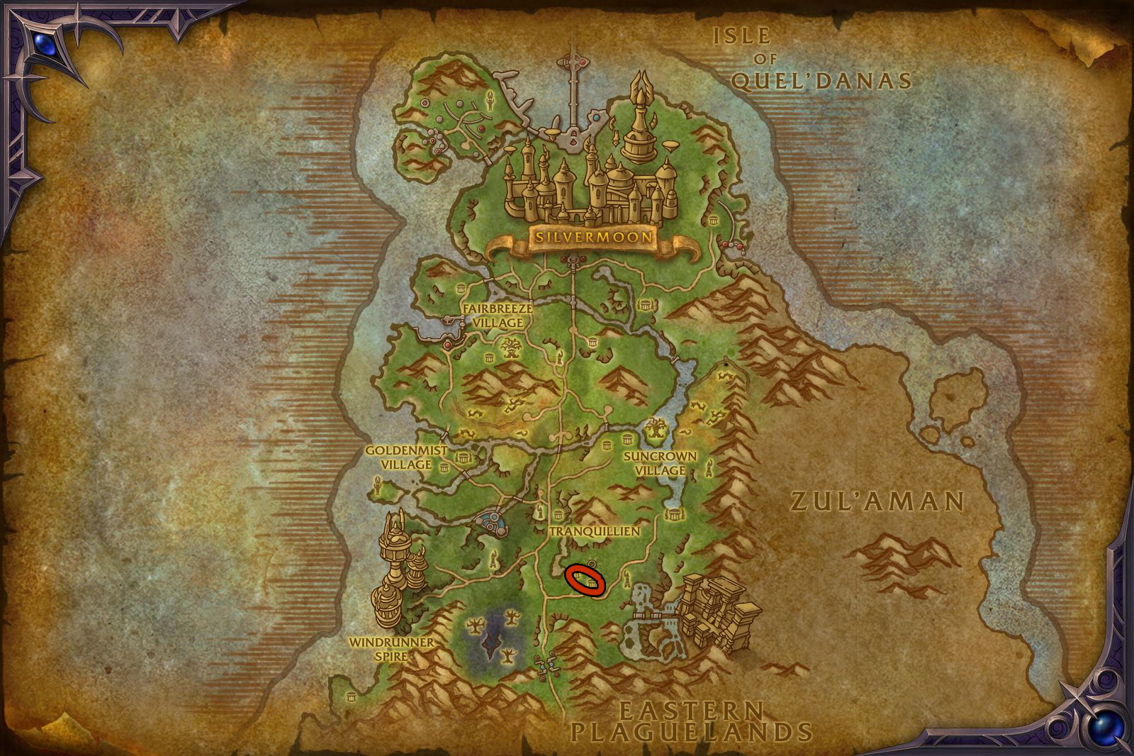 Void-Tempered Scales farming route for the Midnight Skinning Guide