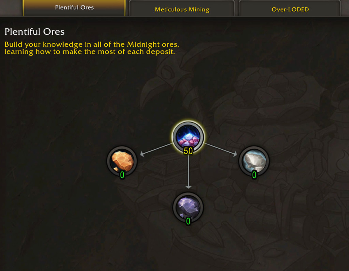 midnight mining specialization