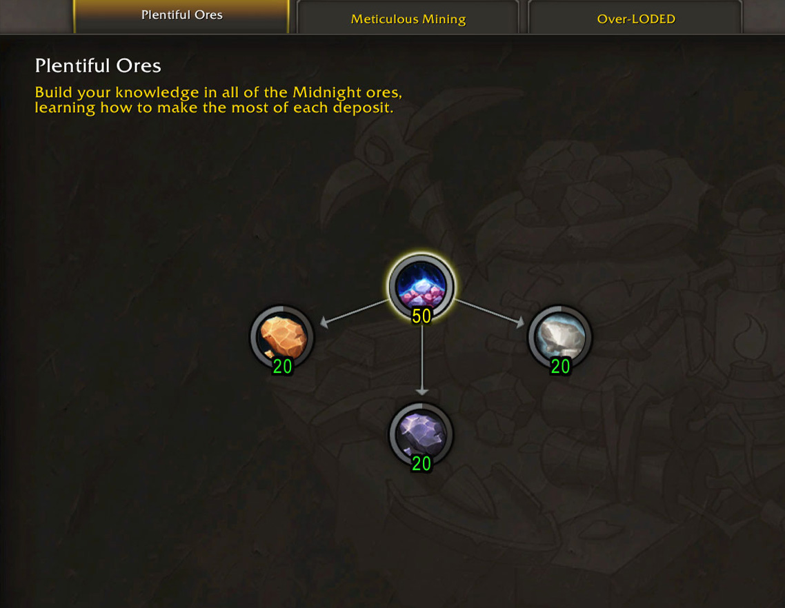 midnight mining specialization