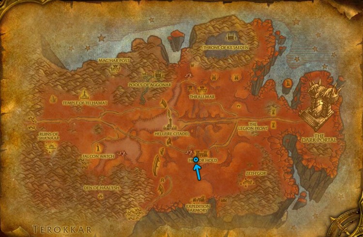 Alchemist Gribble location on map