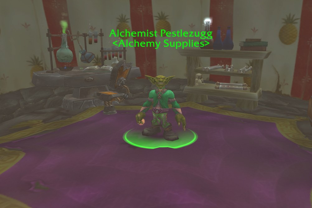 Alchemist Pestlezugg, Alchemy Supplies in Tanaris (WoW Classic)