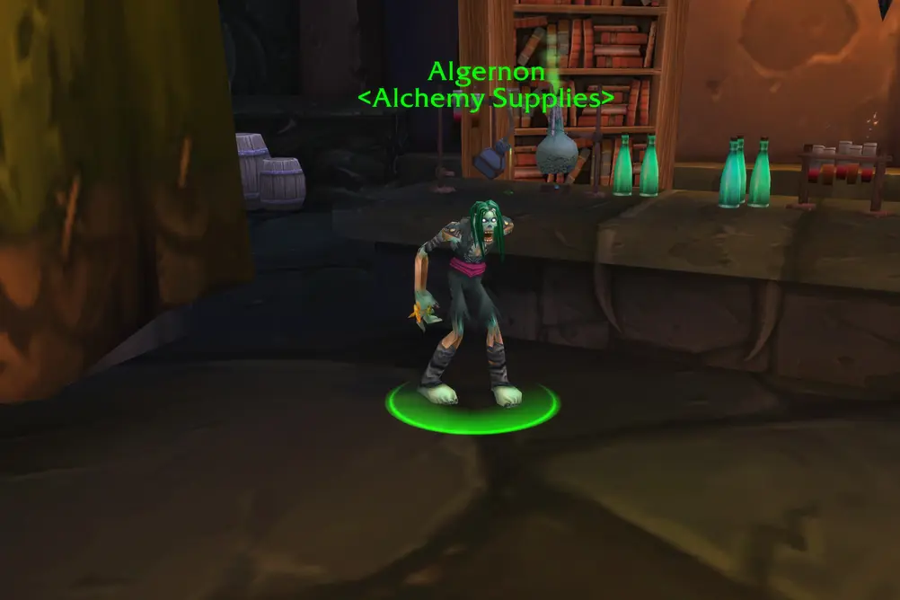 Algernon, Alchemy Supplies in Undercity (WoW Classic)