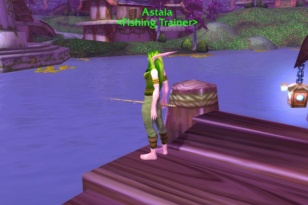 Astaia, Fishing Trainer in Darnassus (WoW Classic)