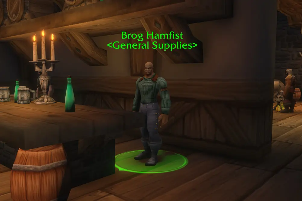 Brog Hamfist, General Supplies in Elwynn Forest (WoW Classic)