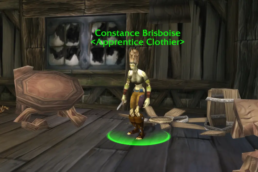 Constance Brisboise, Apprentice Clothier in Tirisfal Glades (WoW Classic)