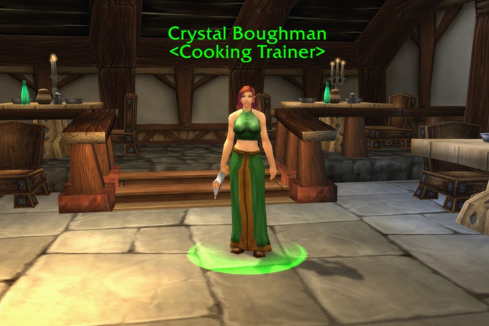 Crystal Boughman, Cooking Trainer in Redridge Mountains (WoW Classic)