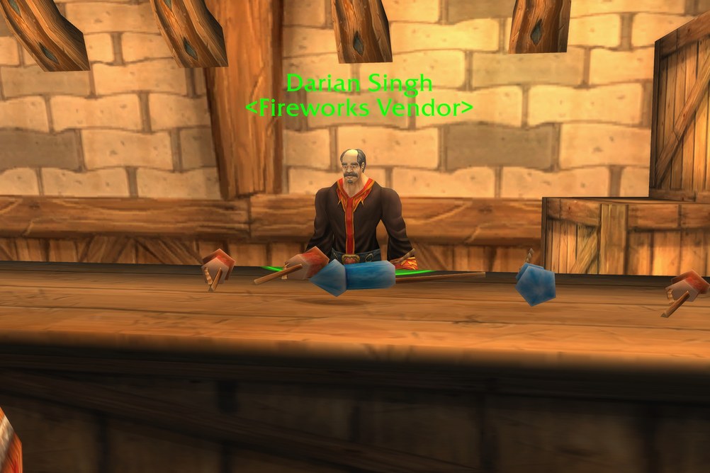 Darian Singh, Fireworks Vendor in Stormwind City (WoW Classic)
