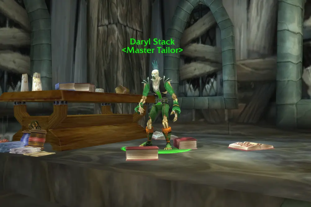Daryl Stack, Master Tailor in Hillsbrad Foothills (WoW Classic)