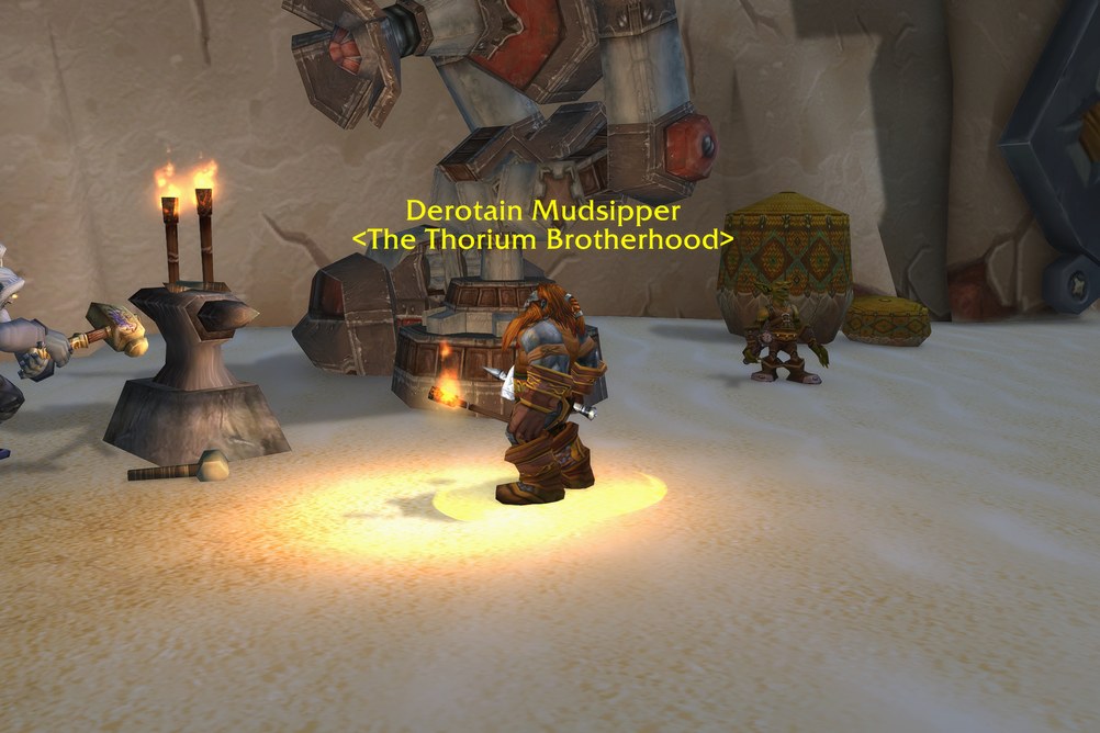 Derotain Mudsipper, The Thorium Brotherhood in Tanaris (WoW Classic)