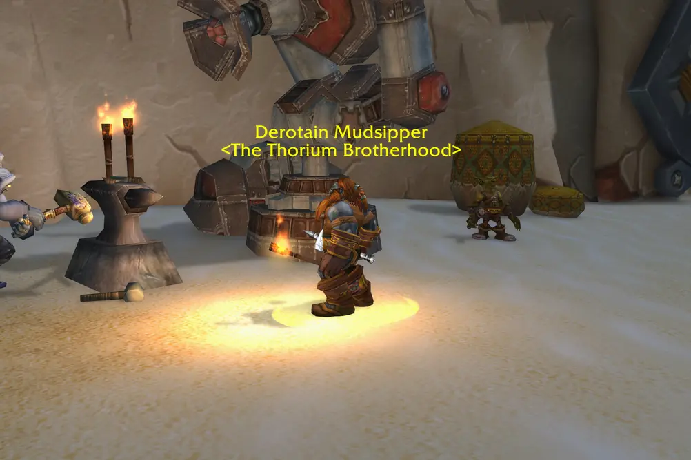 Derotain Mudsipper, The Thorium Brotherhood in Tanaris (WoW Classic)
