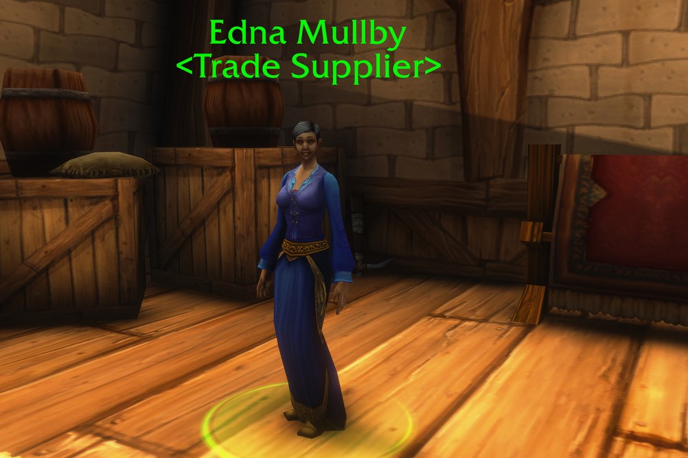 Edna Mullby, Trade Supplier in Stormwind City (WoW Classic)