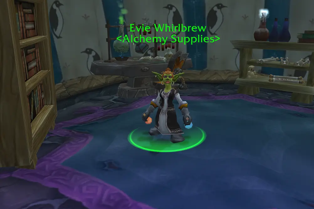 Evie Whirlbrew, Alchemy Supplies in Winterspring (WoW Classic)