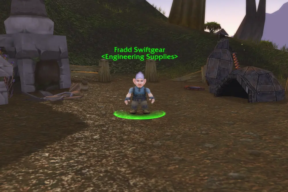 Fradd Swiftgear, Engineering Supplies in Wetlands (WoW Classic)