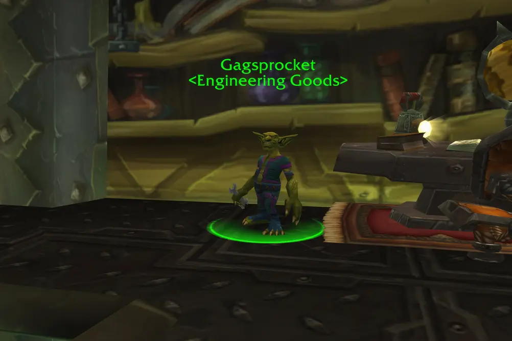 Gagsprocket, Engineering Goods in The Barrens (WoW Classic)