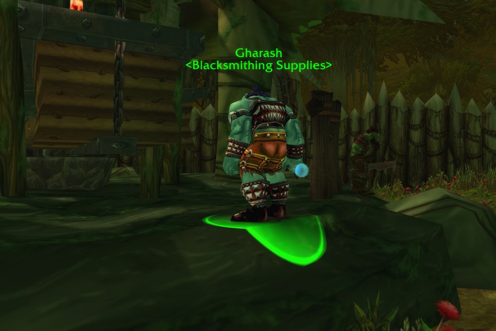Gharash, Blacksmithing Supplies in Swamp of Sorrows (WoW Classic)