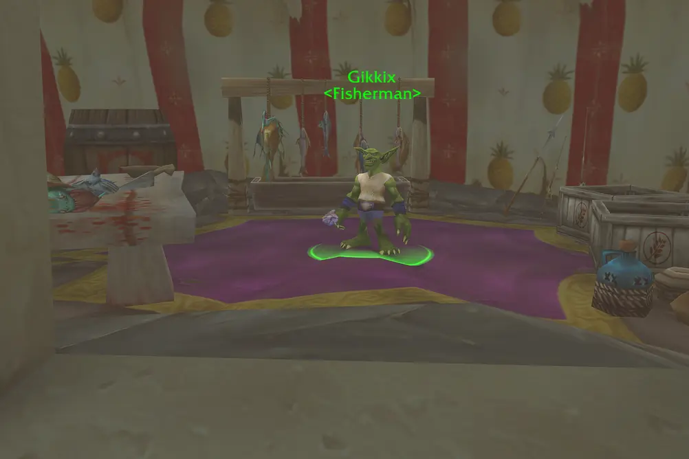 Gikkix, Fisherman in Tanaris (WoW Classic)