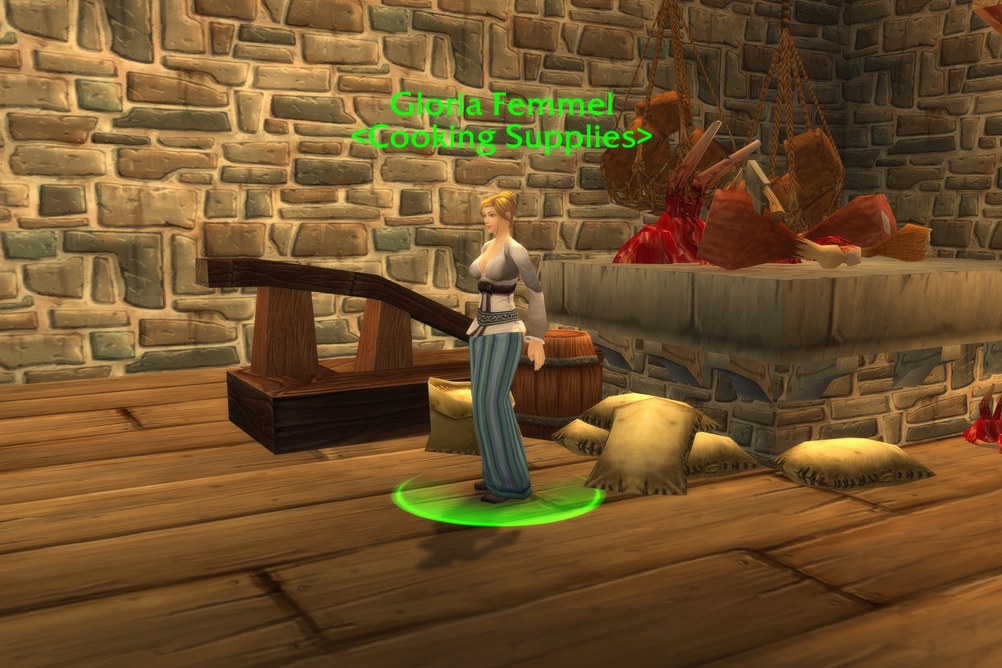 Gloria Femmel, Cooking Supplies in Redridge Mountains (WoW Classic)