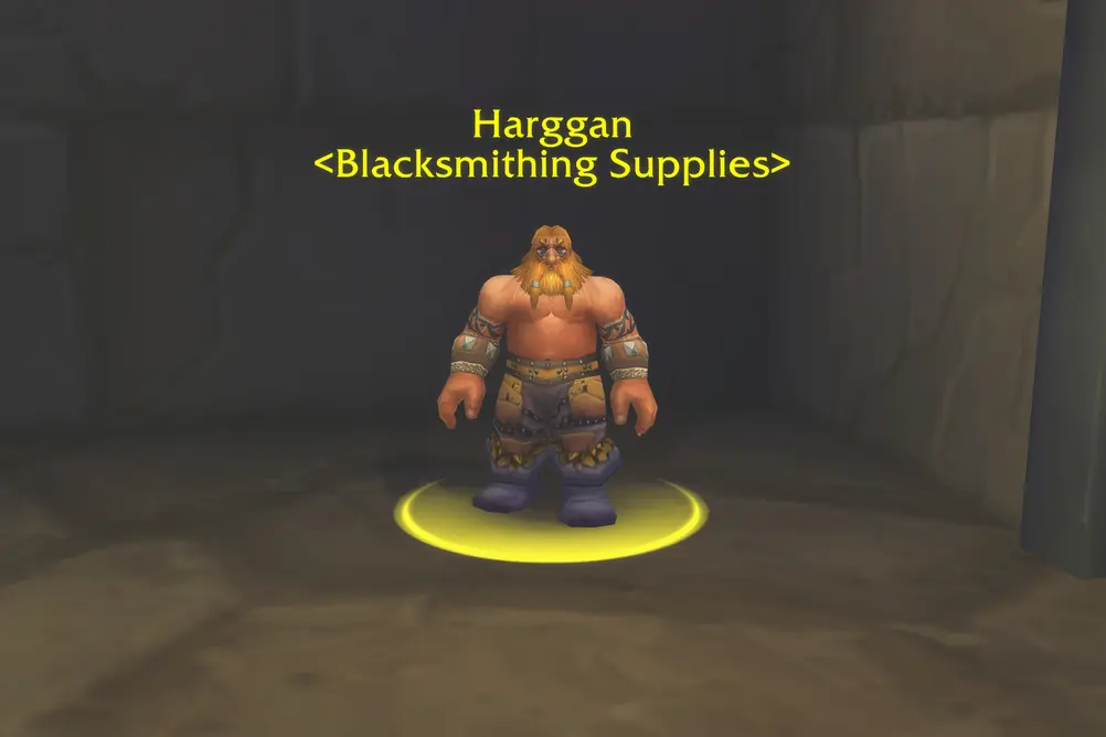 Harggan, Blacksmithing Supplies in The Hinterlands (WoW Classic)