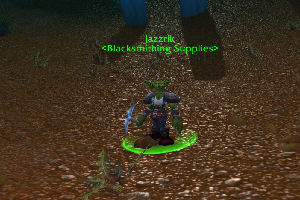 Jazzrik, Blacksmithing Supplies in Badlands (WoW Classic)