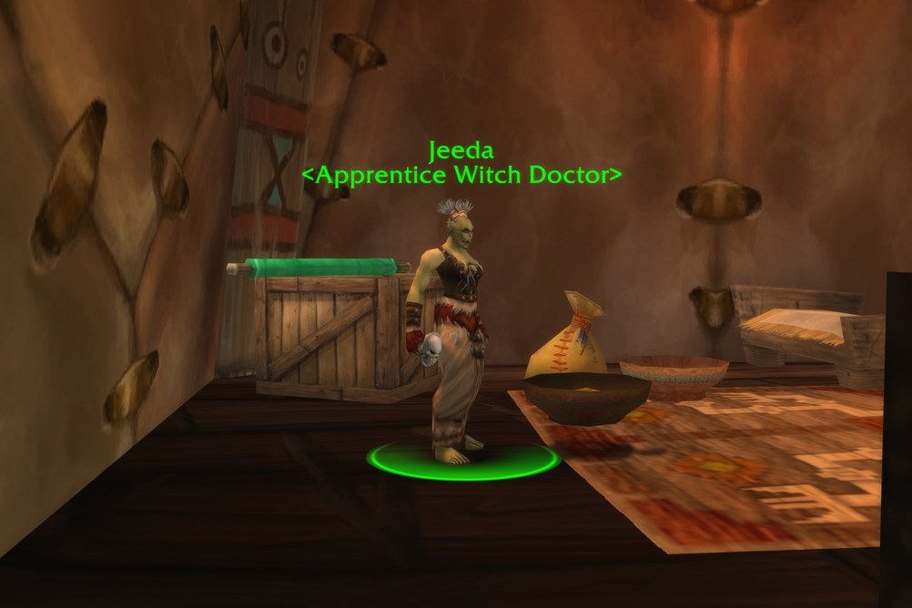 Jeeda, Apprentice Witch Doctor in Stonetalon Mountains (WoW Classic)