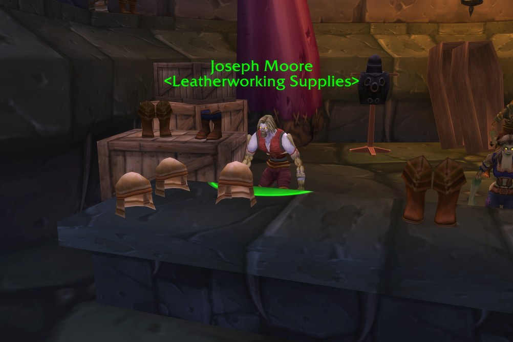 Joseph Moore, Leatherworking Supplies in Undercity (WoW Classic)