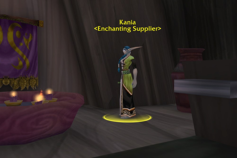 Kania, Enchanting Supplier in Silithus (WoW Classic)