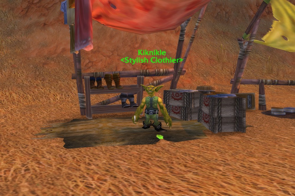 Kiknikle, Stylish Clothier in The Barrens (WoW Classic)