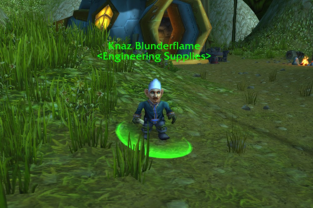 Knaz Blunderflame, Engineering Supplies in Stranglethorn Vale (WoW Classic)