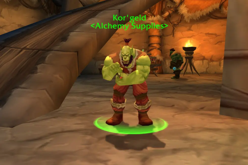 Kor'geld, Alchemy Supplies in Orgrimmar (WoW Classic)