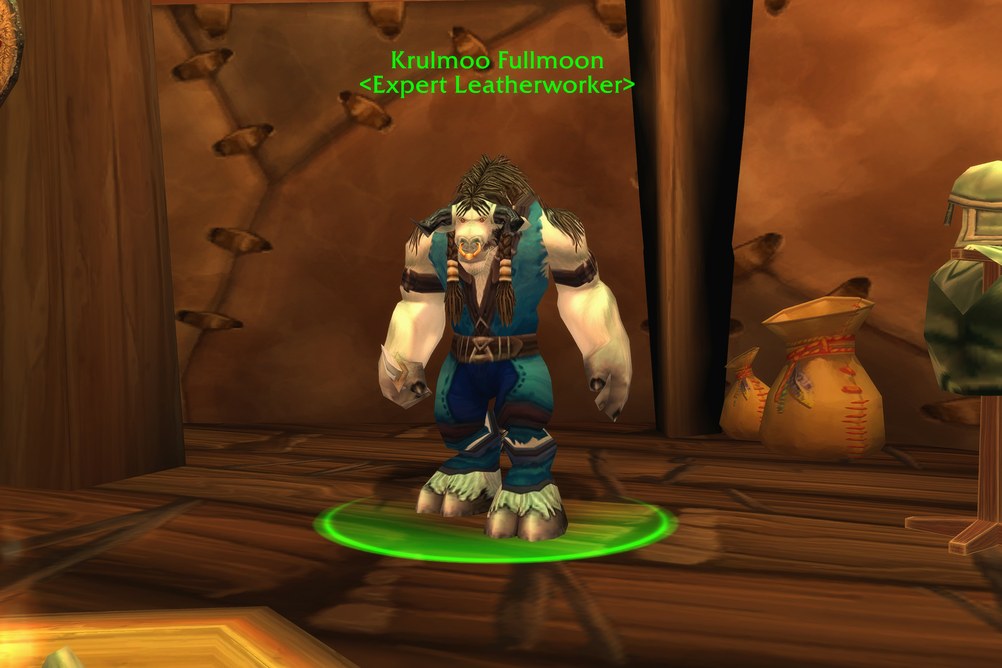Krulmoo Fullmoon, Expert Leatherworker in The Barrens (WoW Classic)