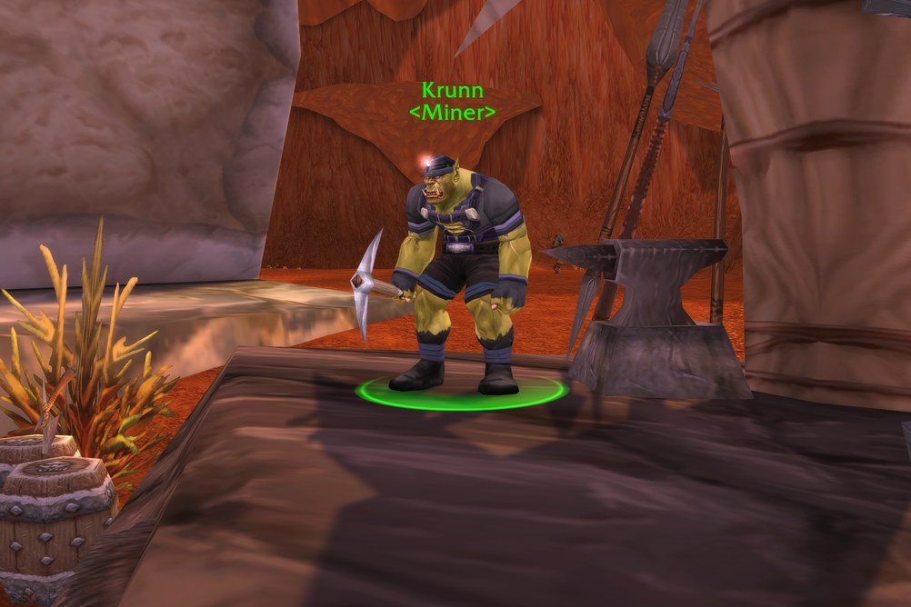 Krunn, Miner in Durotar (WoW Classic)