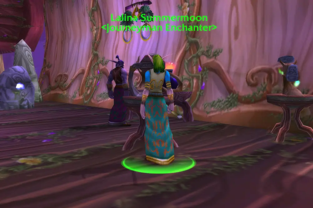 Lalina Summermoon, Journeyman Enchanter in Darnassus (WoW Classic)