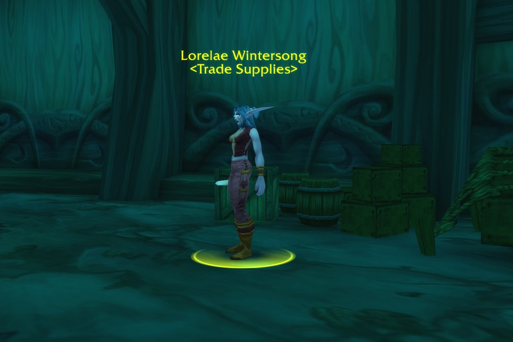 Lorelae Wintersong, Trade Supplies in Moonglade (WoW Classic)