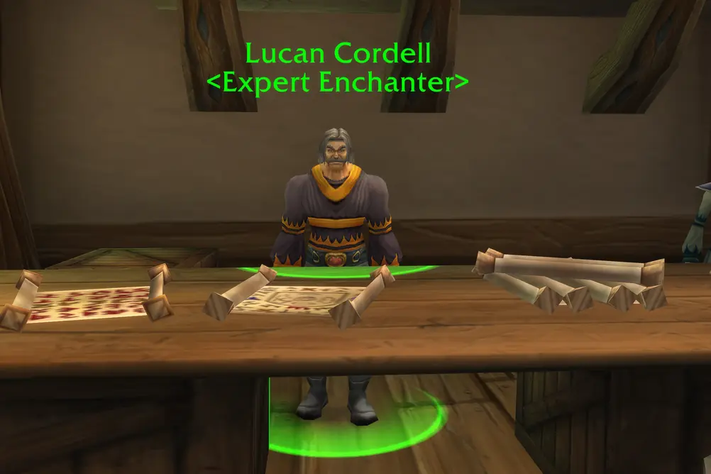 Lucan Cordell, Expert Enchanter in Stormwind City (WoW Classic)