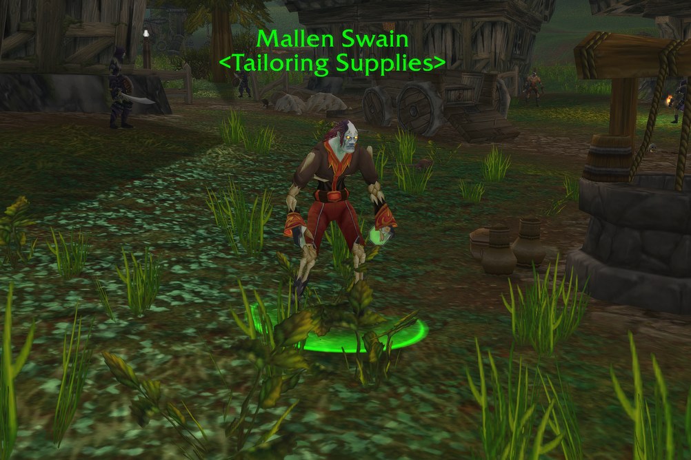 Mallen Swain, Tailoring Supplies in Hillsbrad Foothills (WoW Classic)