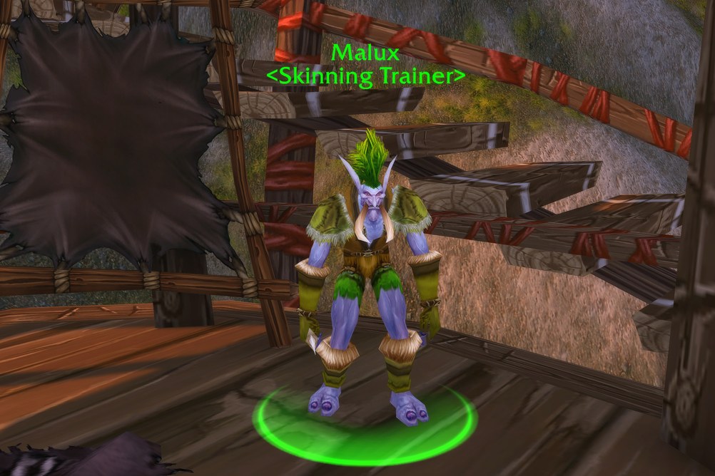 Malux, Skinning Trainer in Desolace (WoW Classic)