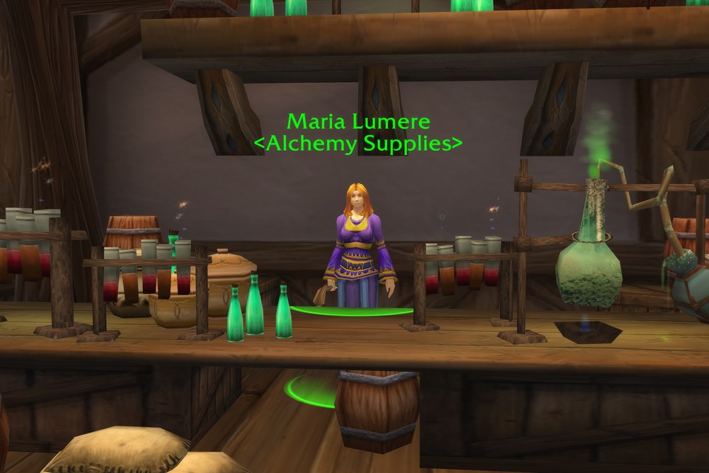 Maria Lumere, Alchemy Supplies in Stormwind City (WoW Classic)