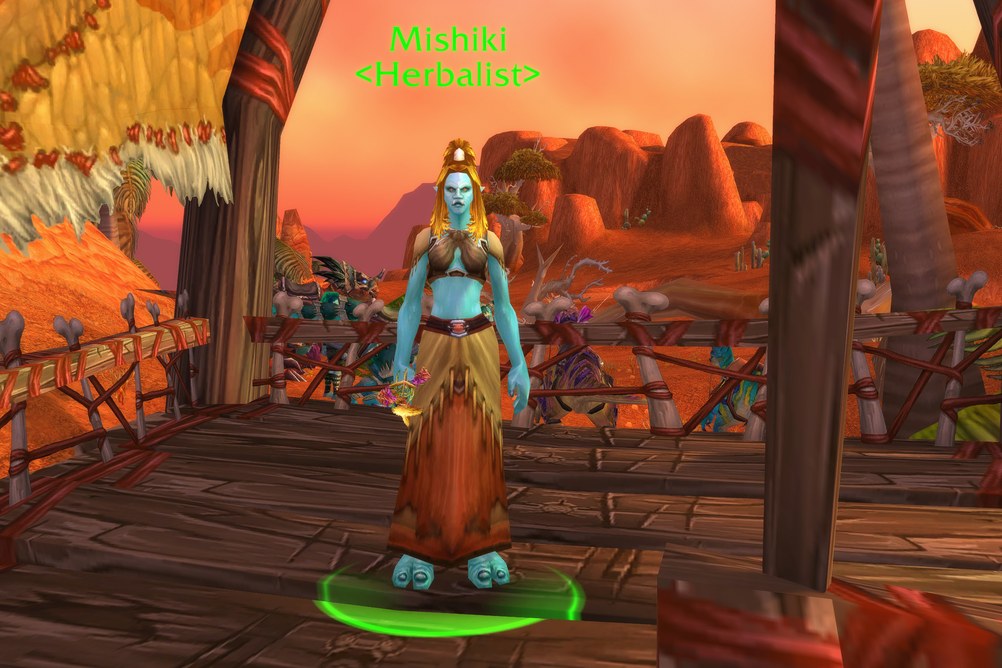 Mishiki, Herbalist in Durotar (WoW Classic)