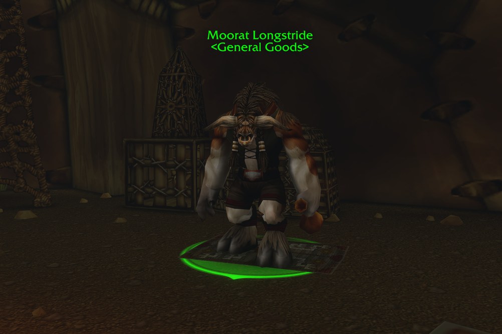 Moorat Longstride, General Goods in Mulgore (WoW Classic)