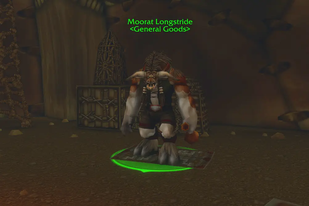 Moorat Longstride, General Goods in Mulgore (WoW Classic)