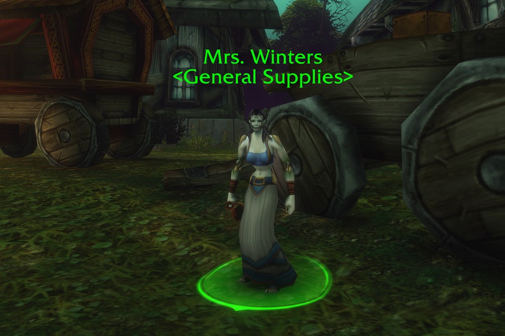 Mrs. Winters, General Supplies in Tirisfal Glades (WoW Classic)