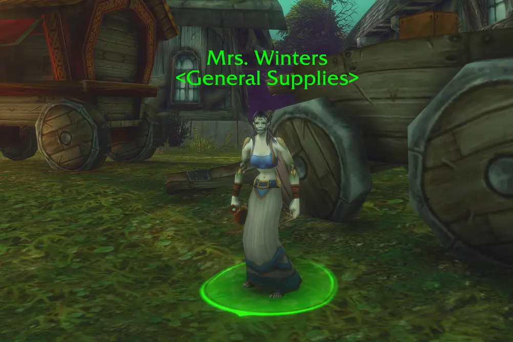Mrs. Winters, General Supplies in Tirisfal Glades (WoW Classic)