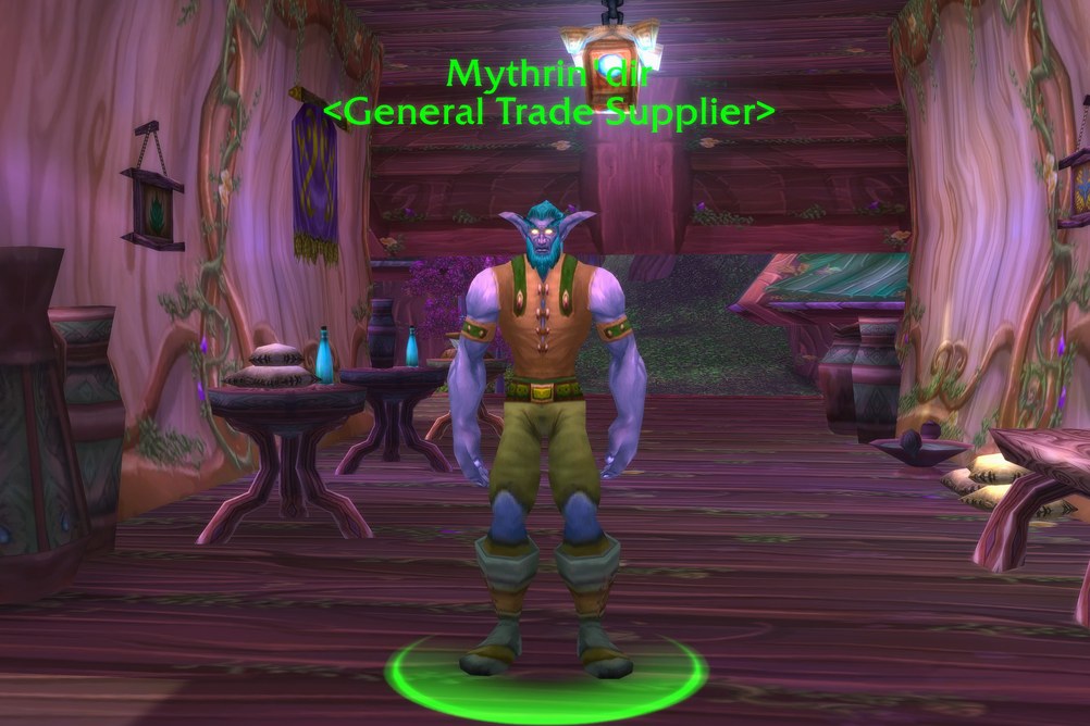 Mythrin'dir, General Trade Supplier in Darnassus (WoW Classic)